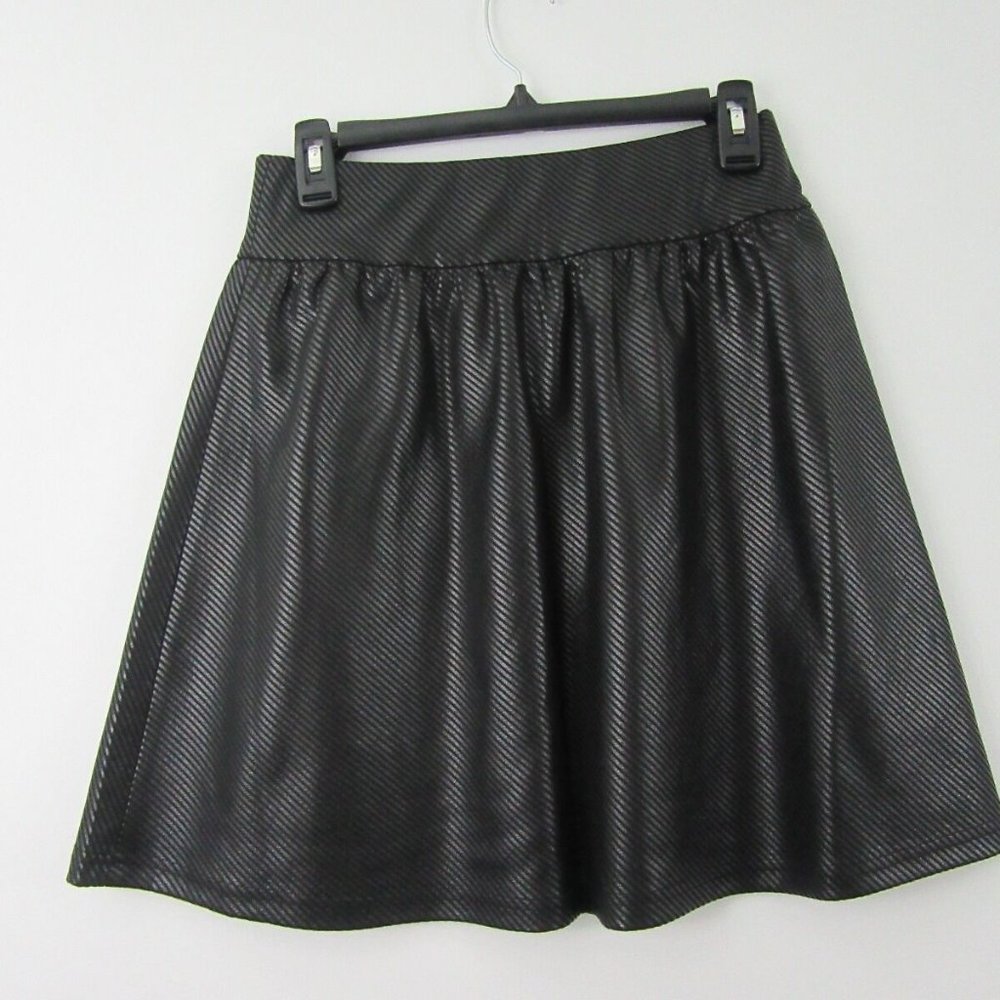Buffalo David Bitton Black Textured Skirt